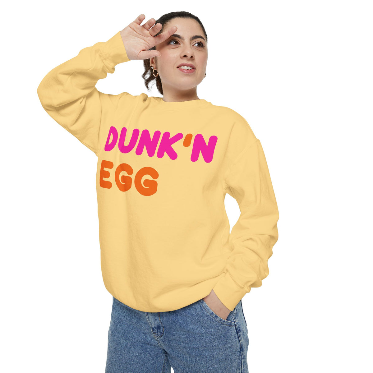 Thee Dunk'N Egg (High Quality Comfort Colors Sweatshirt)