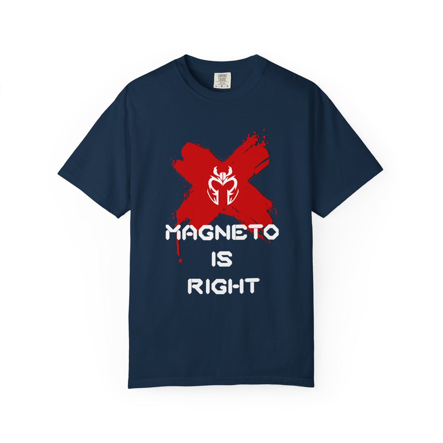 The Magnus Is Right Tee (white text)