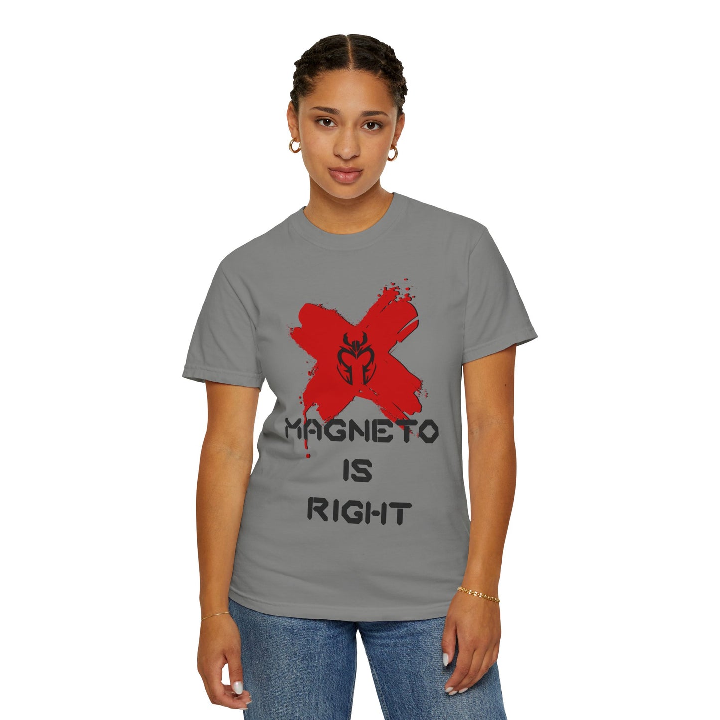The Magnus is Right Tee (Black Text) [High Quality Comfort Colors Tee Shirt]