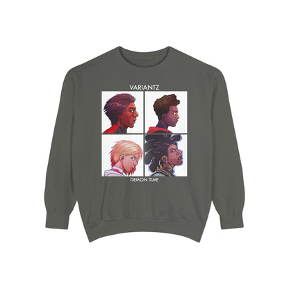 Variantz "Demon Time" Crewneck Sweatshirt *COMFORT COLORS HIGH QUALITY SWEATSHIRT*