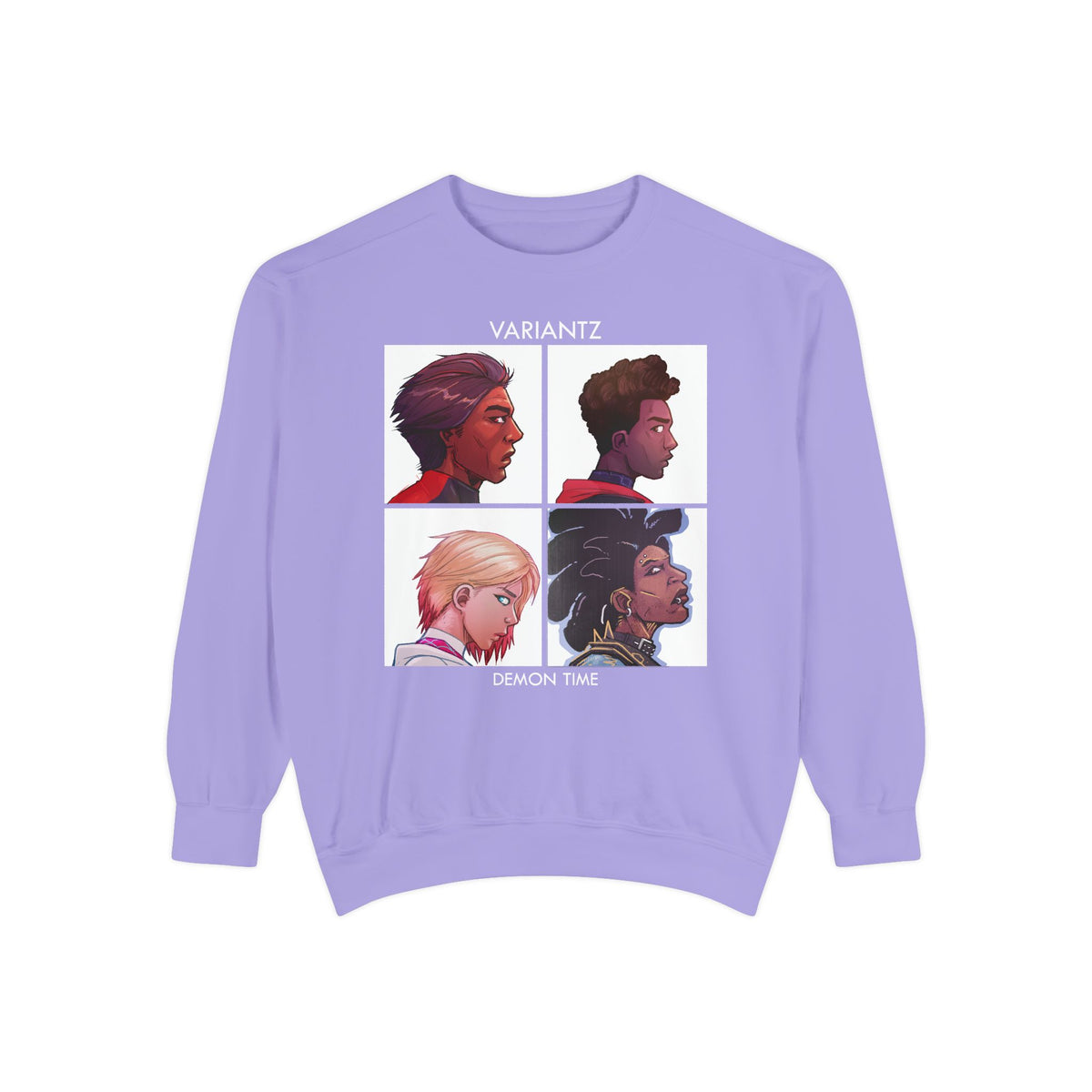 Variantz "Demon Time" Crewneck Sweatshirt *COMFORT COLORS HIGH QUALITY SWEATSHIRT*
