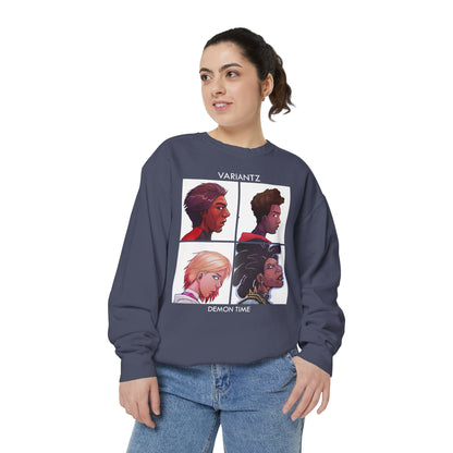 Variantz "Demon Time" Crewneck Sweatshirt *COMFORT COLORS HIGH QUALITY SWEATSHIRT*