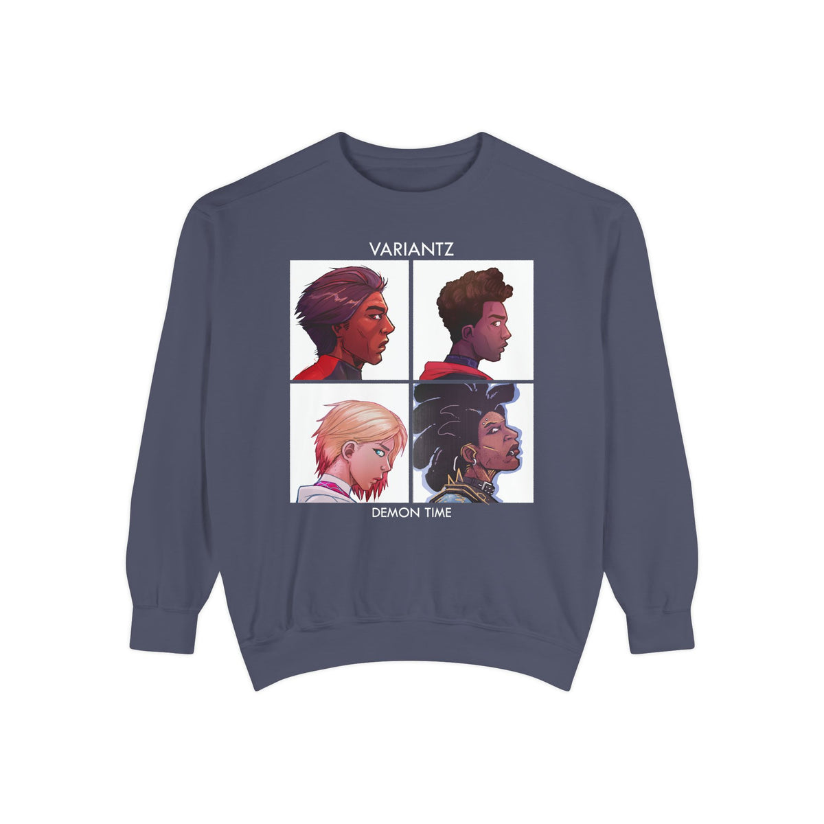 Variantz "Demon Time" Crewneck Sweatshirt *COMFORT COLORS HIGH QUALITY SWEATSHIRT*