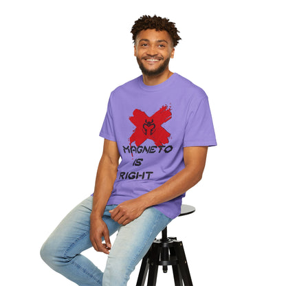 The Magnus is Right Tee (Black Text) [High Quality Comfort Colors Tee Shirt]