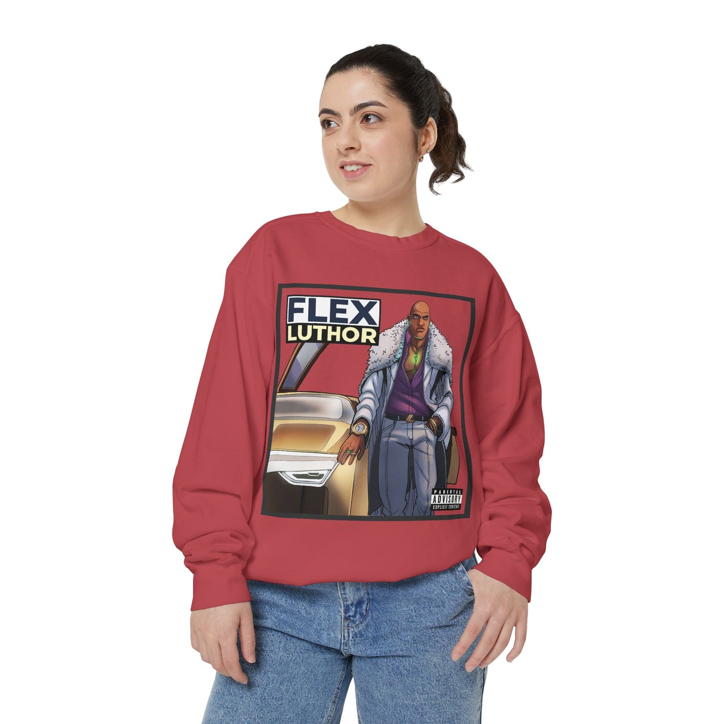 The Flex Luthor Crewneck [High Quality Comfort Colors Sweatshirt]