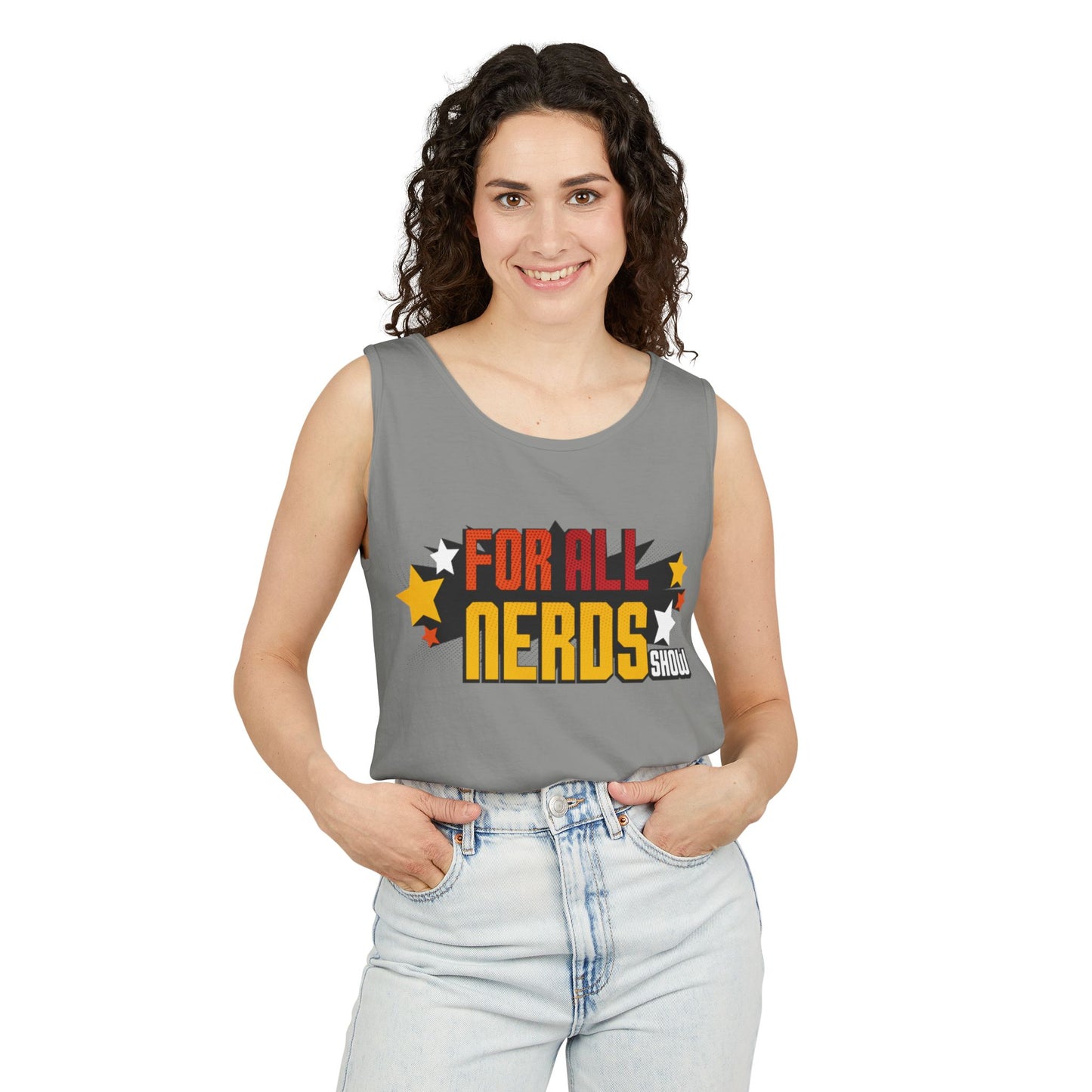 For All Nerds Tank Top — Retro Gamer & Geek Pride Graphic Tank