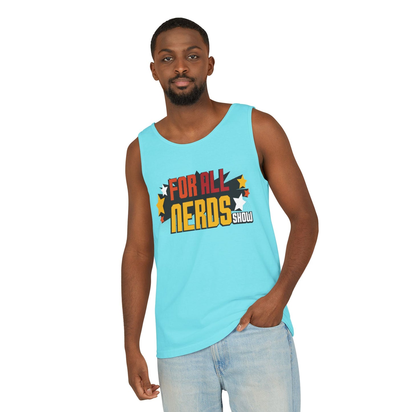 For All Nerds Tank Top — Retro Gamer & Geek Pride Graphic Tank