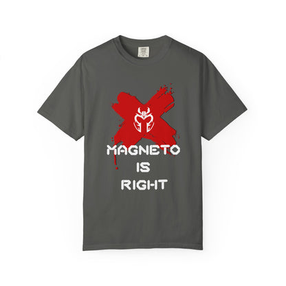 The Magnus Is Right Tee (white text)