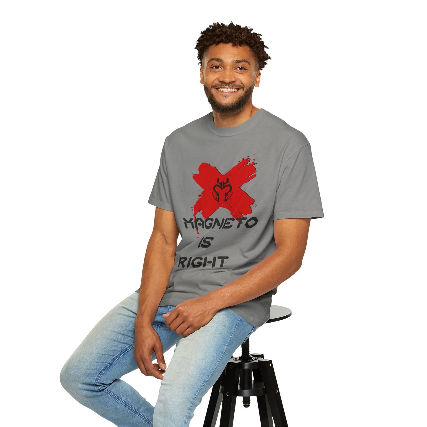 The Magnus is Right Tee (Black Text) [High Quality Comfort Colors Tee Shirt]