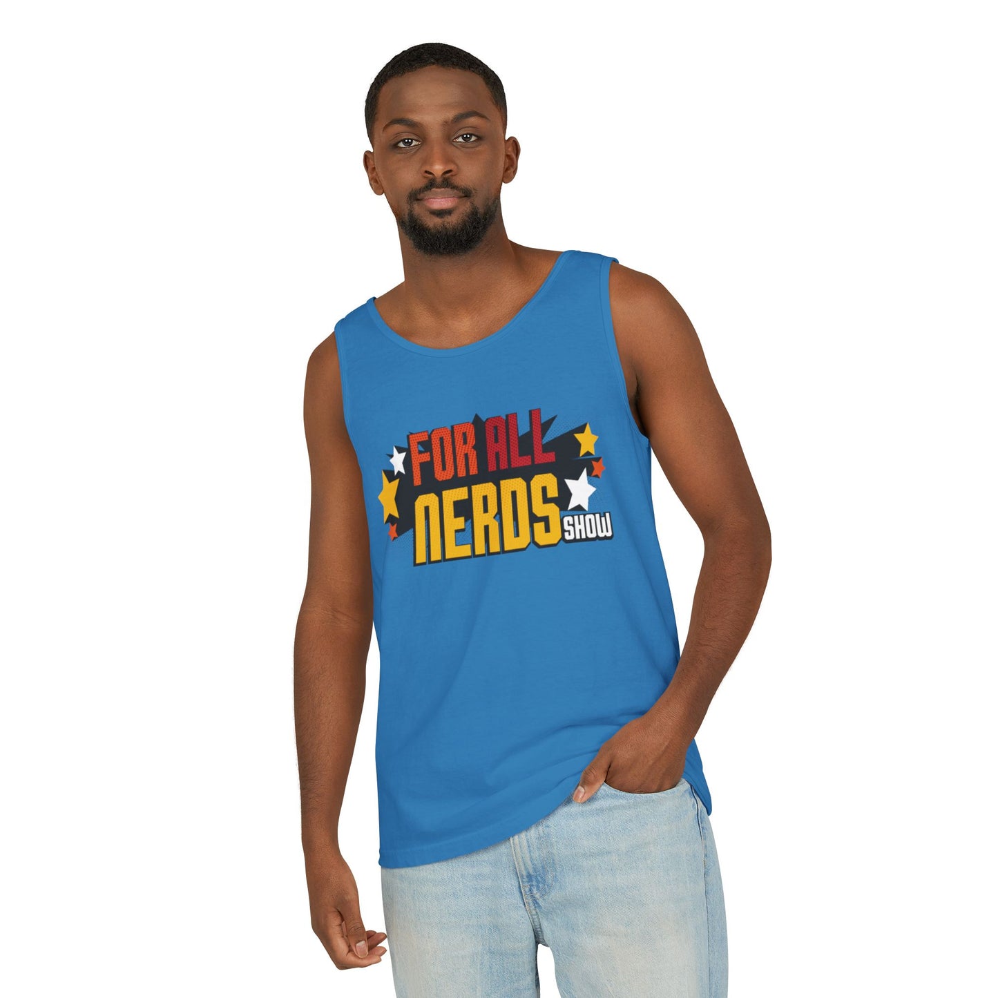 For All Nerds Tank Top — Retro Gamer & Geek Pride Graphic Tank