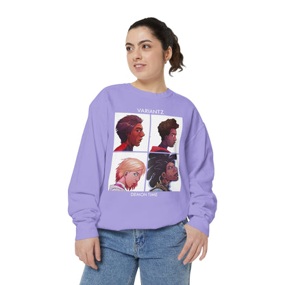 Variantz "Demon Time" Crewneck Sweatshirt *COMFORT COLORS HIGH QUALITY SWEATSHIRT*