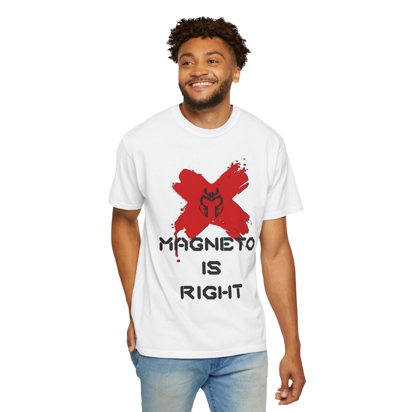 The Magnus is Right Tee (Black Text) [High Quality Comfort Colors Tee Shirt]