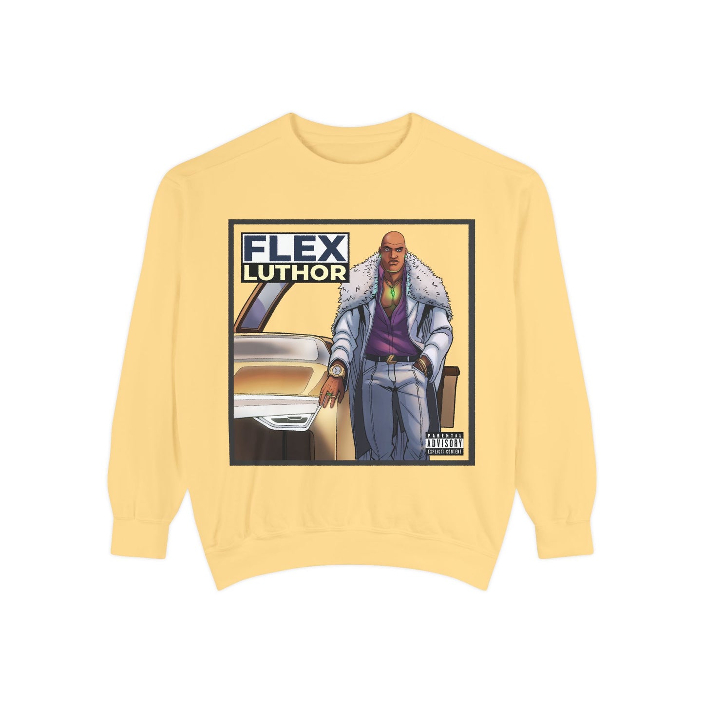 The Flex Luthor Crewneck [High Quality Comfort Colors Sweatshirt]