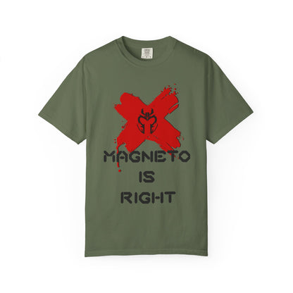 Magnus is Right Tee (black text)