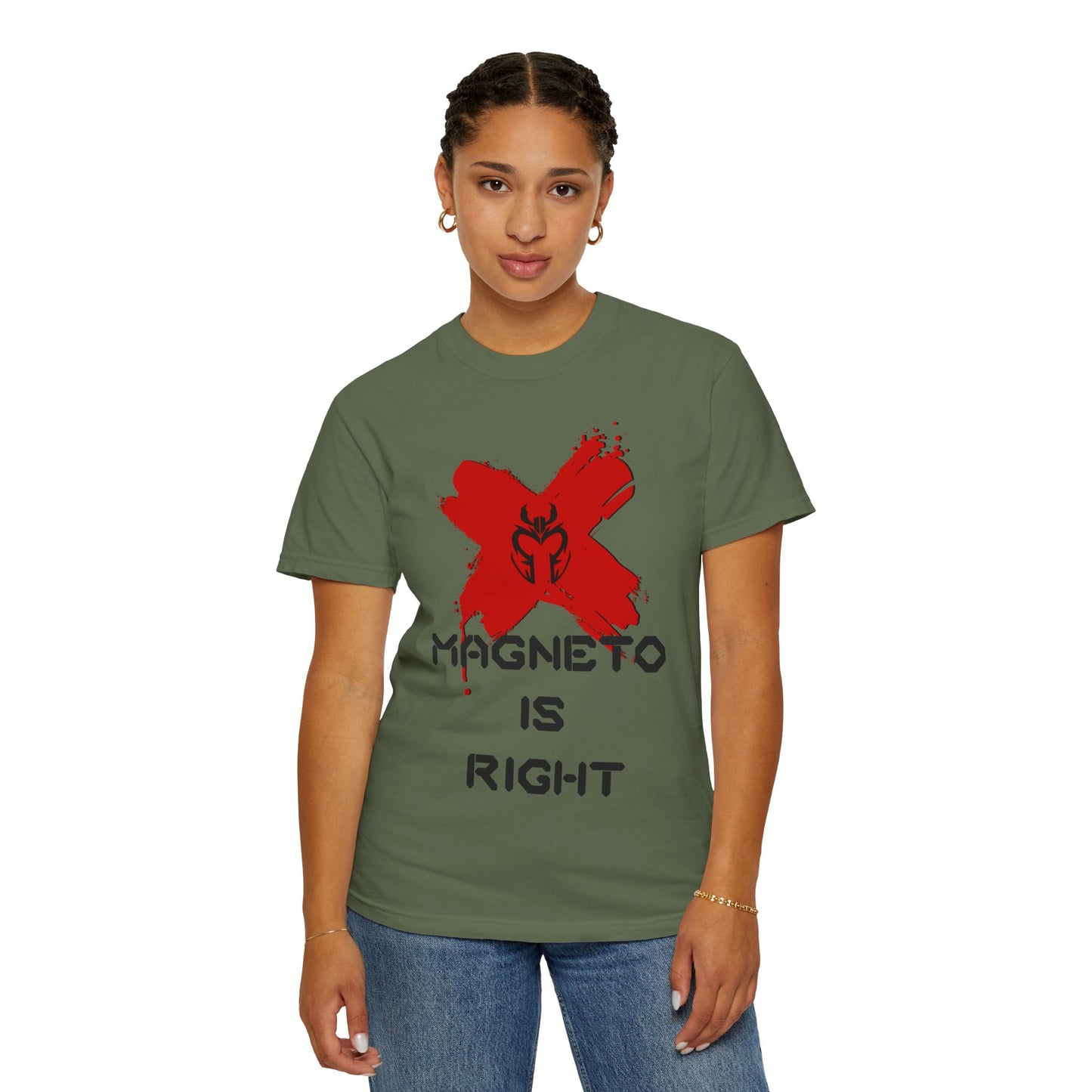 The Magnus is Right Tee (Black Text) [High Quality Comfort Colors Tee Shirt]