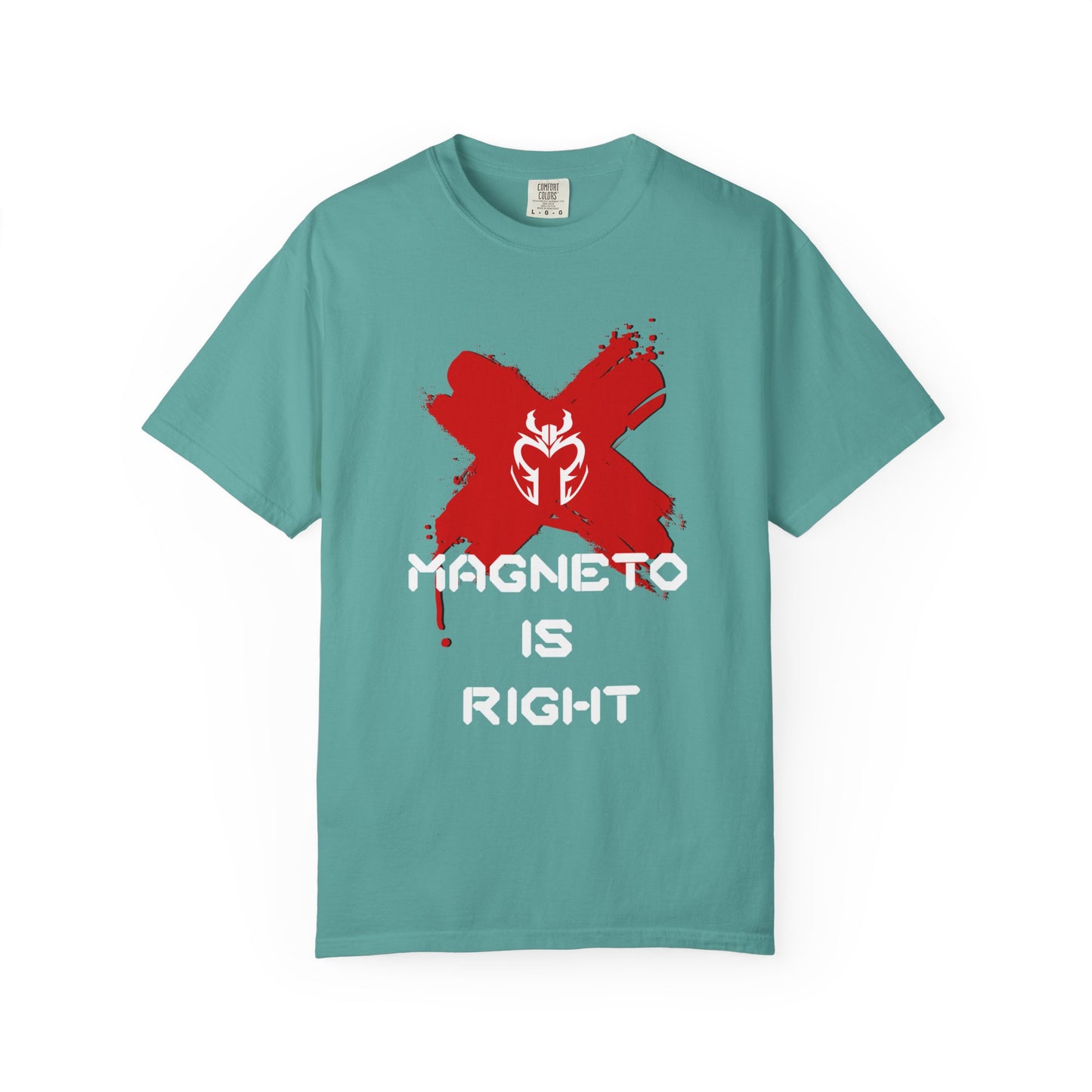 The Magnus Is Right Tee (white text)