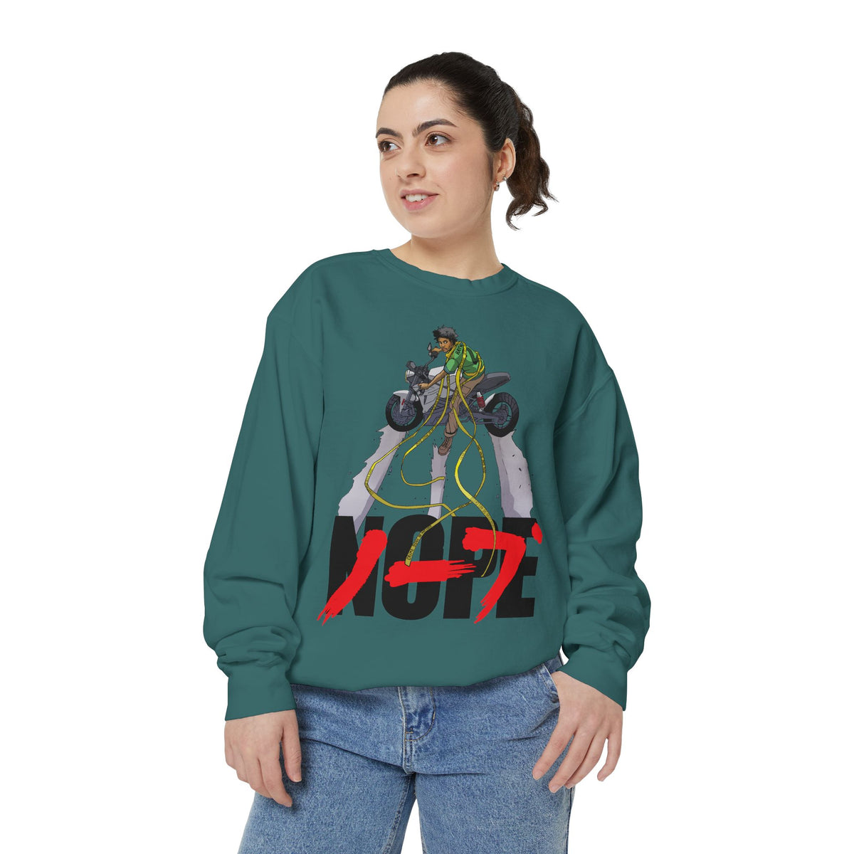 The NOPE Motorbike (High Quality Custom Colors Sweatshirt)
