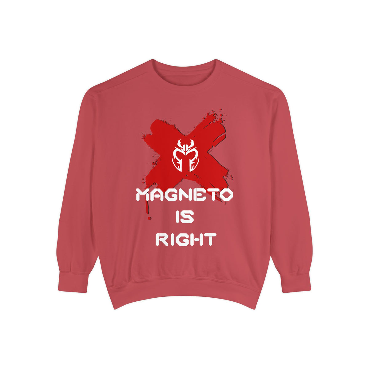The Magnus Is Right [White Print] (High Quality Comfort Colors Sweatshirt)
