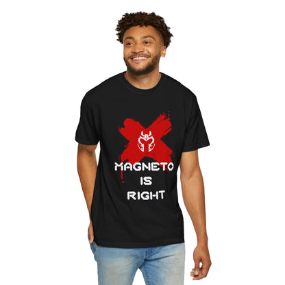 The Magnus Is Right Tee (white text)
