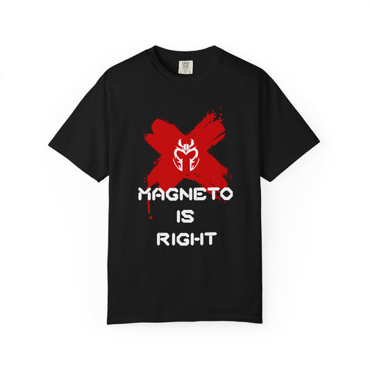 The Magnus Is Right Tee (white text)