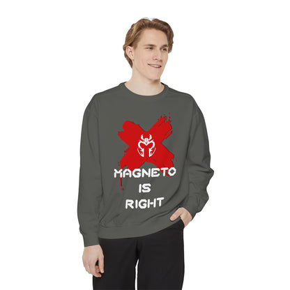 The Magnus Is Right [White Print] (High Quality Comfort Colors Sweatshirt)