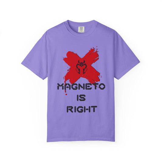 Magnus is Right Tee (black text)