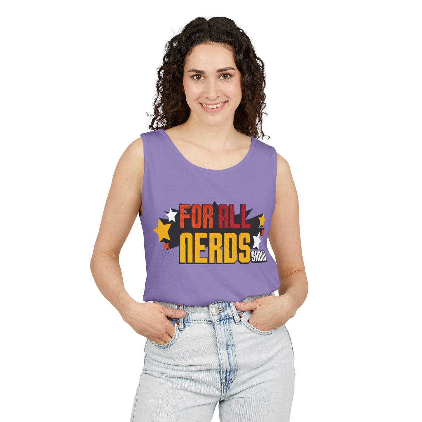 For All Nerds Tank Top — Retro Gamer & Geek Pride Graphic Tank