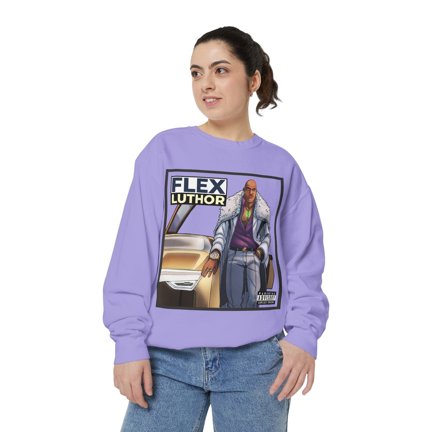 The Flex Luthor Crewneck [High Quality Comfort Colors Sweatshirt]